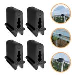 100 Pcs Shade Net Clamp Fixed Greenhouse Gardening Plastic Clips Awning Tarp