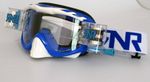 RIP N ROLL HYBRID FULLY LOADED GOGGLES MOTOCROSS MX ENDURO RnR Nobo Blue