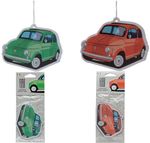 Fiat 500 Official Retro Car Air Freshener in Fresh Mint or Orange, Deodorante