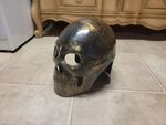 Antique Medieval Skull Helmet – Metal Skeleton Knight Armor Replica