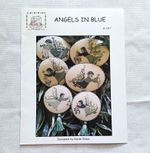 Rosewood Manor - Angels in Blue - Cross Stitch Pattern Booklet X-1117 28 Count