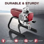 1800W Airless Sprayer Wall Paint Spray Gun High Pressure Spraying Machine 220V