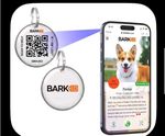 BARK ID QR Code Metal Dog ID Tag, Multicoloured -Gives exact location 