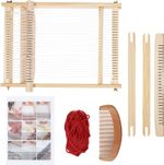 JMIATRY Weaving Loom Kit for Adults Beginners, 40X30Cm Weaving Frame Looms, Mult