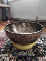 12” Himalayan Hand-Beaten Singing Bowl – F Note – Deep Resonance – Sound Healing