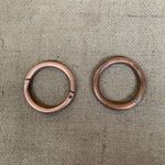 Vintage  Wrought Copper Bull/ Pig Nose Ring / Small X2
