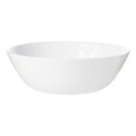 Luminarc Zelie Bowl Tempered Glass 16cm White Round Durable Tableware Dinnerware