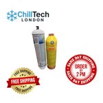 Twin Pack Oxygen and Maxy Gas Bottles Refrigeration Brazing Welding