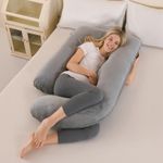 Momcozy Pregnancy Pillows for Sleeping, U Shaped Full Body Maternity Pillow with
