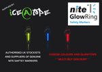 GENUINE NITE GLOWRING Glow In The Dark ISOTOPE KEYRING ICEATOPE Fishing Camping 