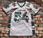 John Cena #54 WWE Men’s Slim Fit Wrestling American Football Shirt New Size 3XL