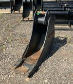 Eurofab 3CX Pickup bucket with DX60 Shells-12" digging bucket with edge