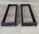 Vintage CD Rack x2 Hama 22 Table Top Desk  Free Standing Plastic - Used Good