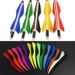 50X 5" Arrow Turkey Feather Natual Fletching Archery DIY Shaft Left Wings Hunt