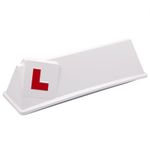 Lettercraft SOM 7 White - Magnetic Driving School Instructor Learner Roof Sign