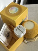 Apple HomePod Mini Smart Speaker Yellow Edition with Siri, Model A2374 Excellent