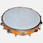 Traditional Khanjari Tambourine Hand Percussion Musical Instrument 10 Inch MALTI