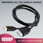 WII to HDMI Adapter Cable Converter HD 1080P For Nintendo Wii/Wii U Plug & Play*