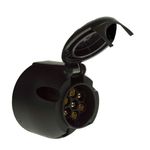 7 Pin Trailer Socket 12N Towbar Caravan Lighting Socket