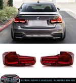 REAR DRAGON SCALE TAIL LIGHTS LED SEQUENTIAL FOR BMW 3 SERIES F30 F80 M3 2012-18