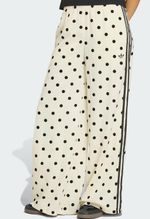 ADIDAS ORIGINALS SATIN POLKA DOT WIDE LEG TRACKPANTS OFF WHITE BNWT  XS-XL RARE