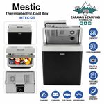 Mestic MTEC-25 Electric Cool Box 23L 12V 240V Camping Fridge Car Caravan Cooler