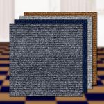Self Adhesive Carpet Tiles, 30x30cm Easy to Peel and Stick Floor Tiles Non-Slip