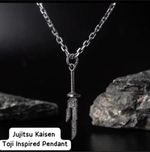 Inverted Spear of Heaven Pendant: Jjk Toji Fushiguro Necklace Chain Cosplay