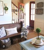 Solid Oak  Pew Bench Antique, Large Seating