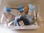 NEW BABY BOY GIFT BASKET.