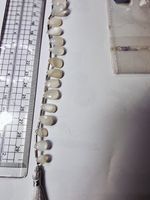 90cts White Moonstone Graduated Faceted Pears Approx From 9x5 to 15x10mm