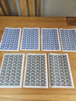 GB QE2 JOB LOT OF WILDING CASTLES 22 COMPLETE SHEETS ALBUM,  ALL PRINTERS