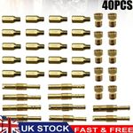 40Pcs Carburetor Main Jets with Slow Pilot Jets Kit For PWK Keihin OKO Carbs New