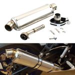 Universal 38-51mm Motorcycle Slip On Exhaust Muffler Pipe w/ Removable DB Killer