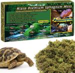 Riare 200G Natural Sphagnum Moss for Reptile,Forest Moss Reptile Substrate for R