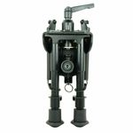 6" to 9" Pivot/Rotating Bipod with Adjustable Leg with spring return for hunting