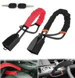 Steering Wheel Lock Anti-Theft Car Security Device Seat Belt Lock--Durable