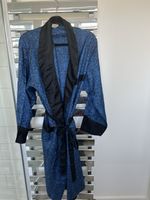 Vintage early 1960’s Spinney Robe Night Gown Kimono Medium Silky Geometric Retro