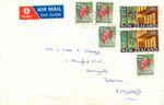 NEW ZEALAND 1976 2C Flowers (Clianthus puniceus) 4x + Pinus Radiata 10C 2x AIR
