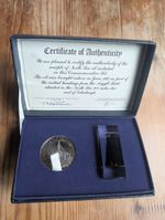 Limited Edition North Sea Oil sample first shipment include medal coin
