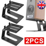 Desktop Speaker Stands 2PCS Anti Slip Heavy Duty Metal Studio Monitor Stands UK