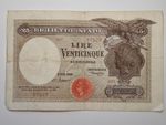 Italy Kingdom 25 Lire “Aquila” Banknote 🔥 Biglietto di Stato – Vintage Paper 🔥