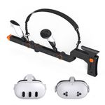 Adjustable VR Gunstock Compatiable for Meta Quest 3/ Quest 3S Magnetic Gun Stock