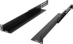 1U Server Rack Rails, 4-Post Rack Shelf for Server/Ups, Rack Mount Shelf