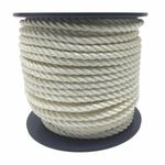 12mm White 3 ST Nylon Anchor Rope On A Reel With Heat Sealed Ends Select Length