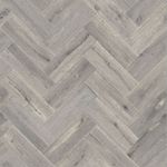 Grey Wood Effect Vinyl Lino Flooring Sheet Roll – Mayfair 109M Herringbone