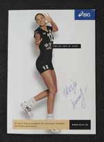 16652 Olessya Kulakova Volleyball Autograph Card Original Signed