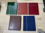B Grade stamp stock books x 5, few stamps. 7.2kg @DS85
