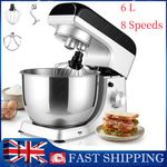 Food Processor Blender Chopper Juicer Dough Mixer 8 Speed Pulse 750W 6L