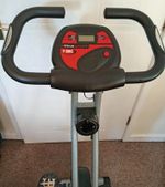 Ultrasport F-BIKE Upright Folding Exercise Bike LCD Display Pulse Monitor